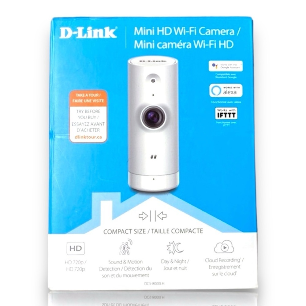 New Dlink Mini Hd Wi-Fi Camera Dcs-8000Lh​​​